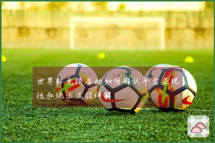 世界杯竞猜活动如何确认平台正规性和玩法流程详解
